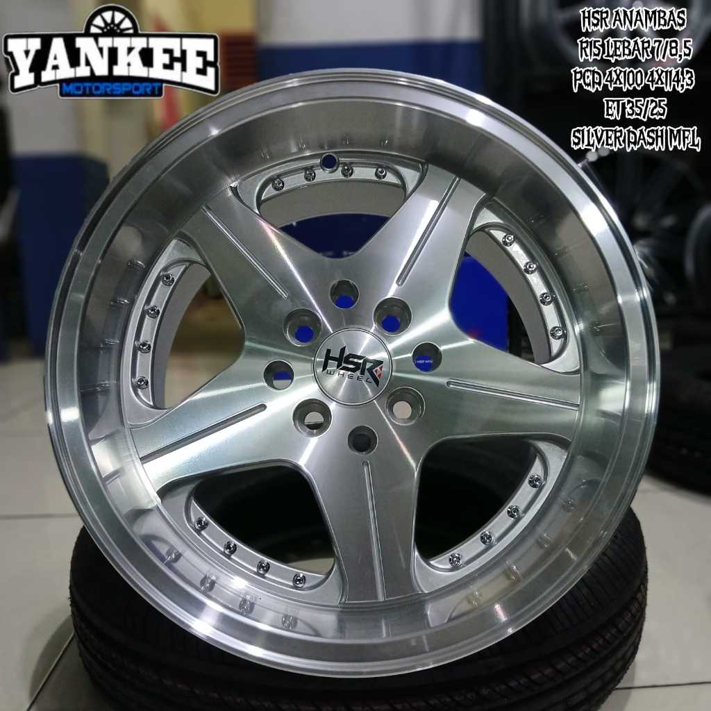 hsr wheel velg pelek celong ring 15 hsr anambas r15 bisa buat agya brio yaris avanza kijang calya dl