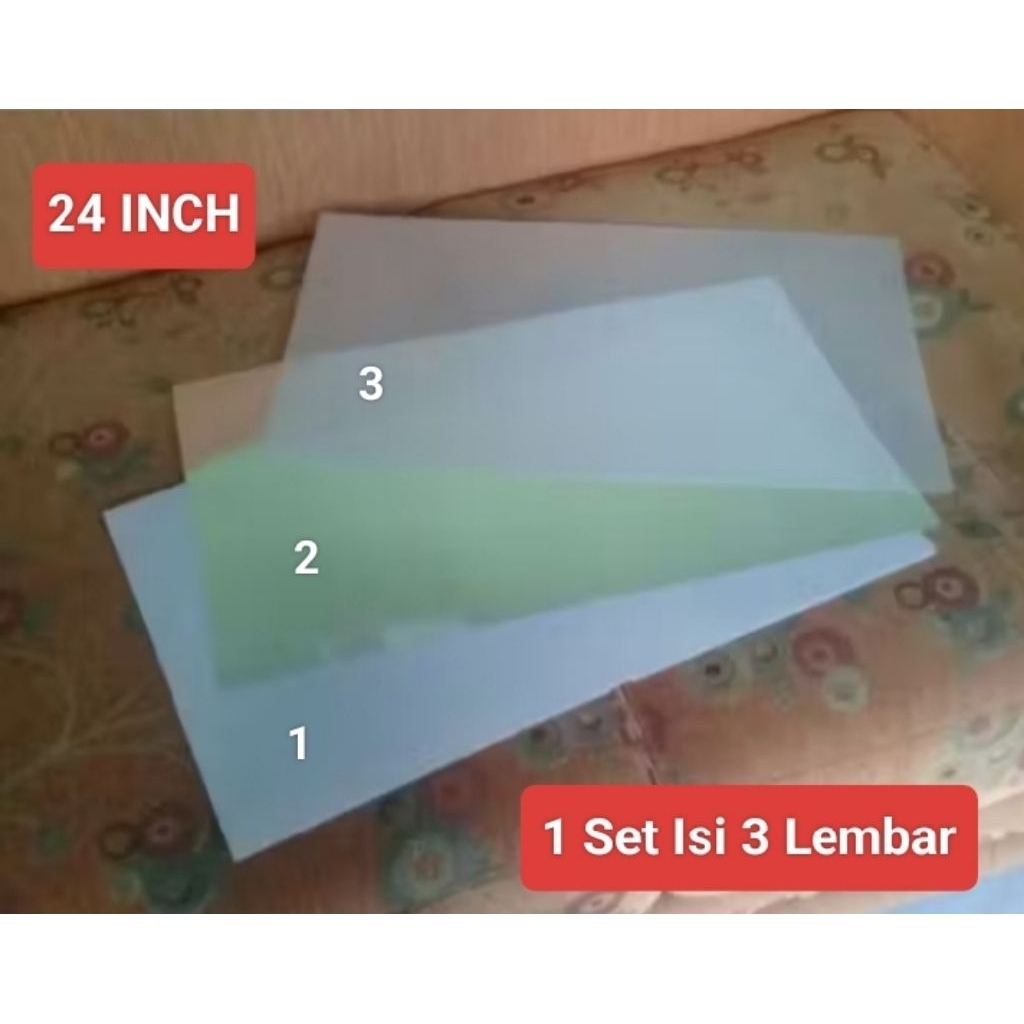 Reflektor | Diffuser Sheet Backlight TV LED 24 Inch – Copotan Panel LCD Original