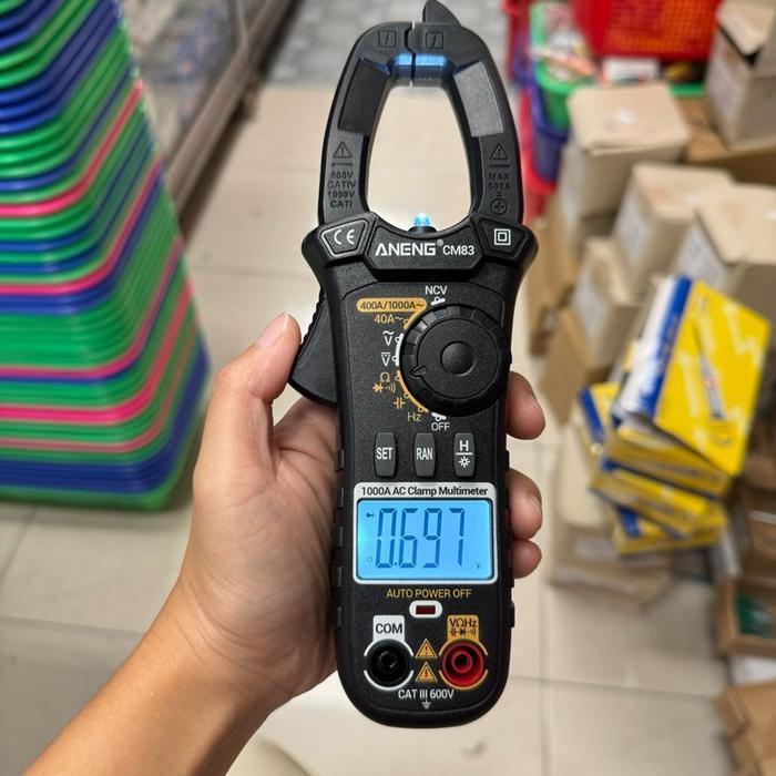 Tang Ampere AC Aneng CM83 Clamp Meter Digital NCV 1000 Ampere