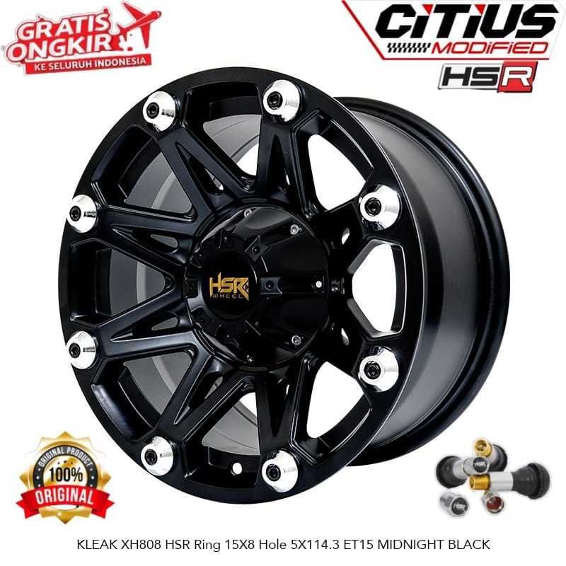 Velg HSR Kleak Ring 15 Innova Taruna Hilux Gratis Ongkir