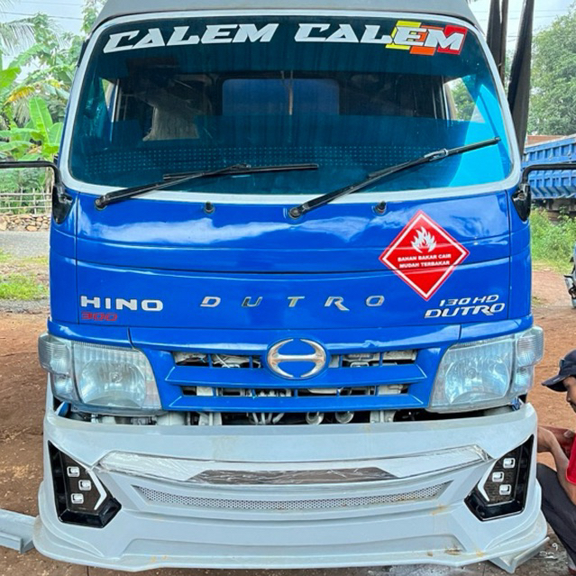 bemper jb 5 truk Dyna Dutro bahan plat