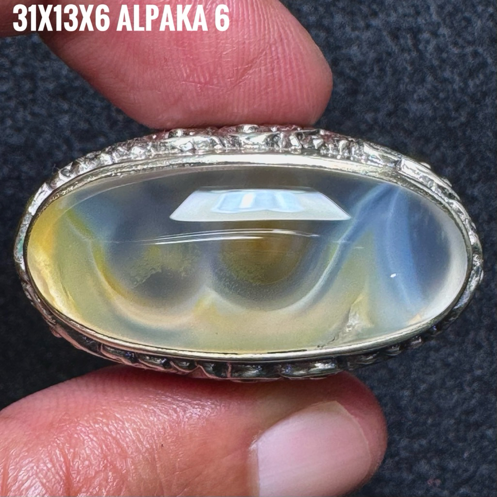 Cincin Batu Akik Natural Lafadz Allah