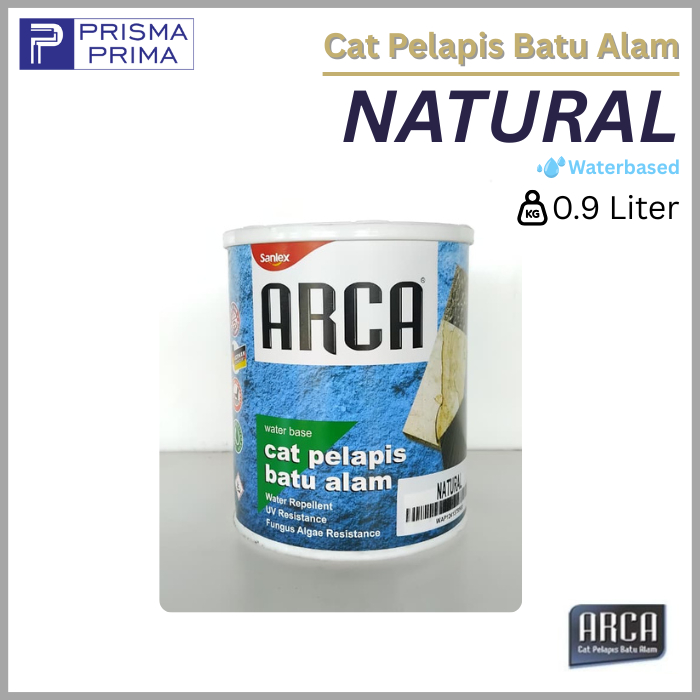 Arca Natural Waterbased Transparan Cat Pelapis Batu Alam Stone Coating