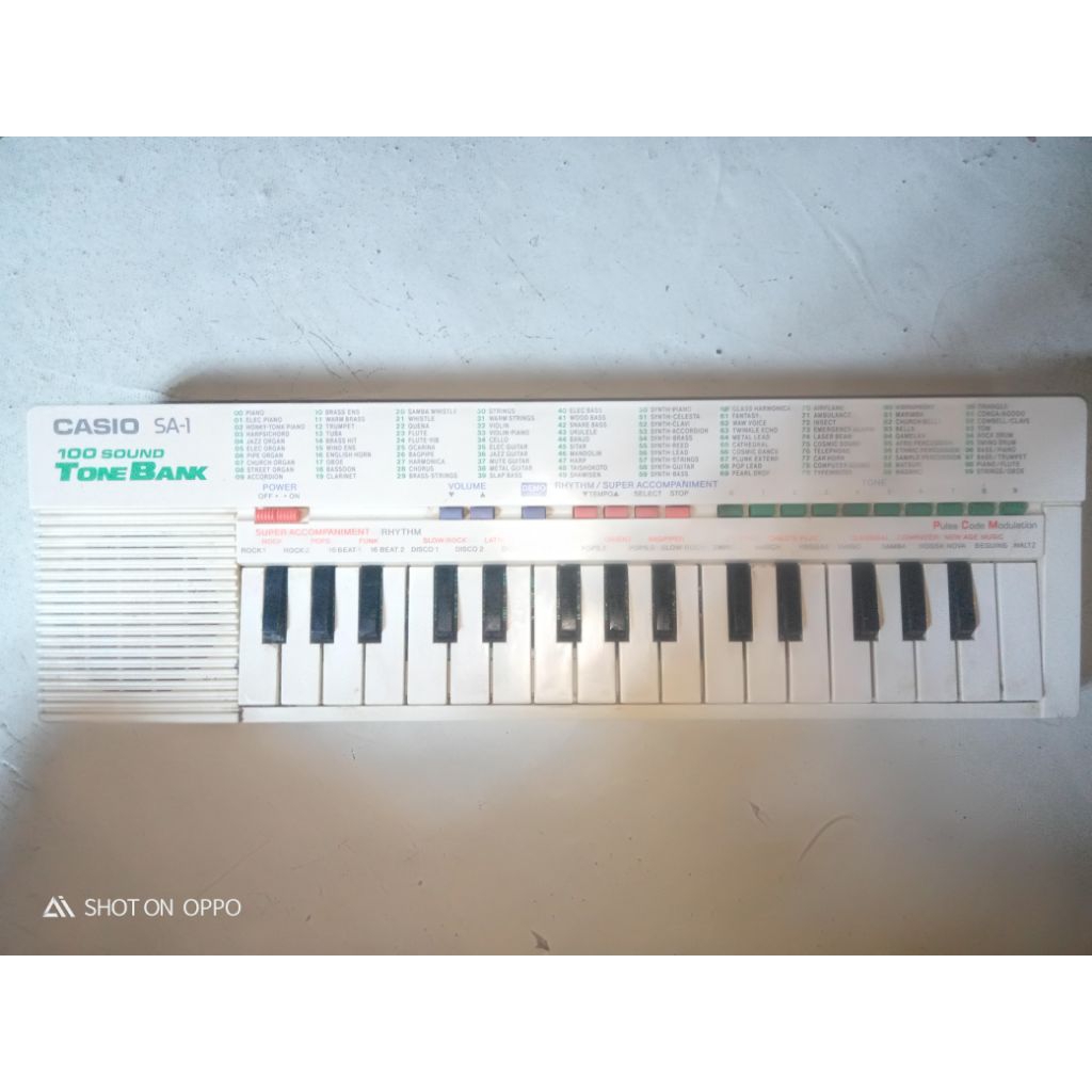PIANO CASIO SA1
