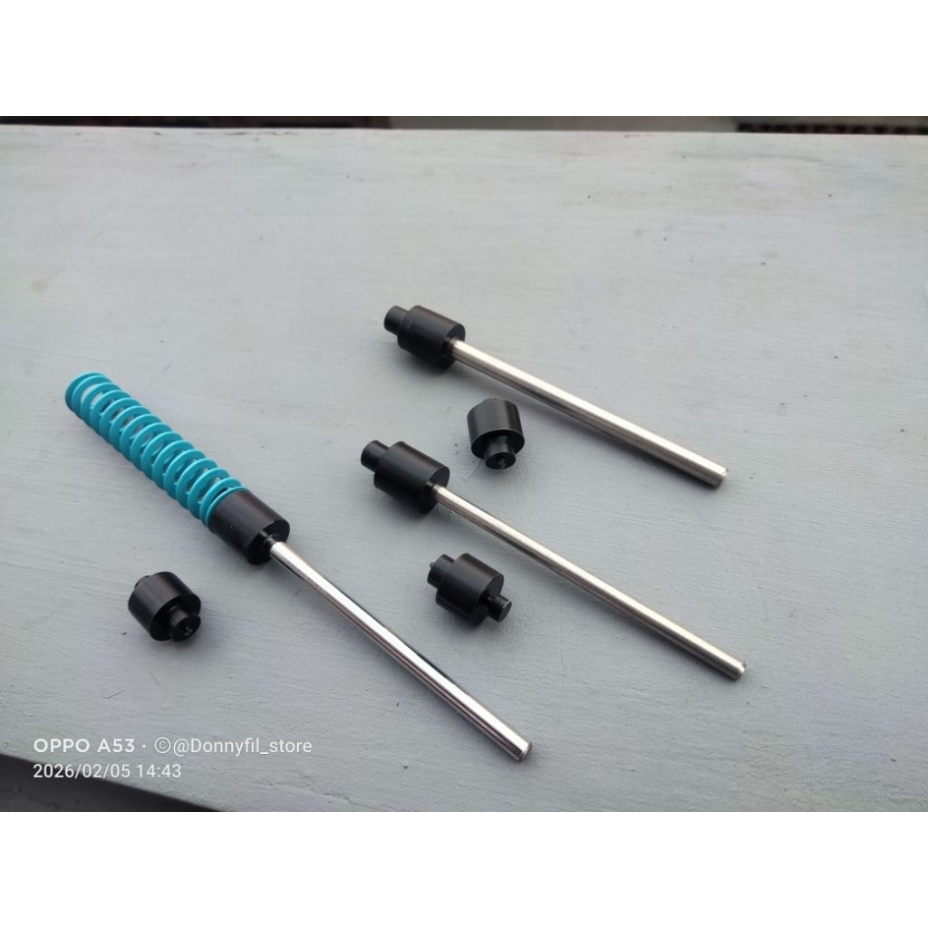 PENTIL VALVE PCP/TEFLON HITAM/AS 3mm+4mm