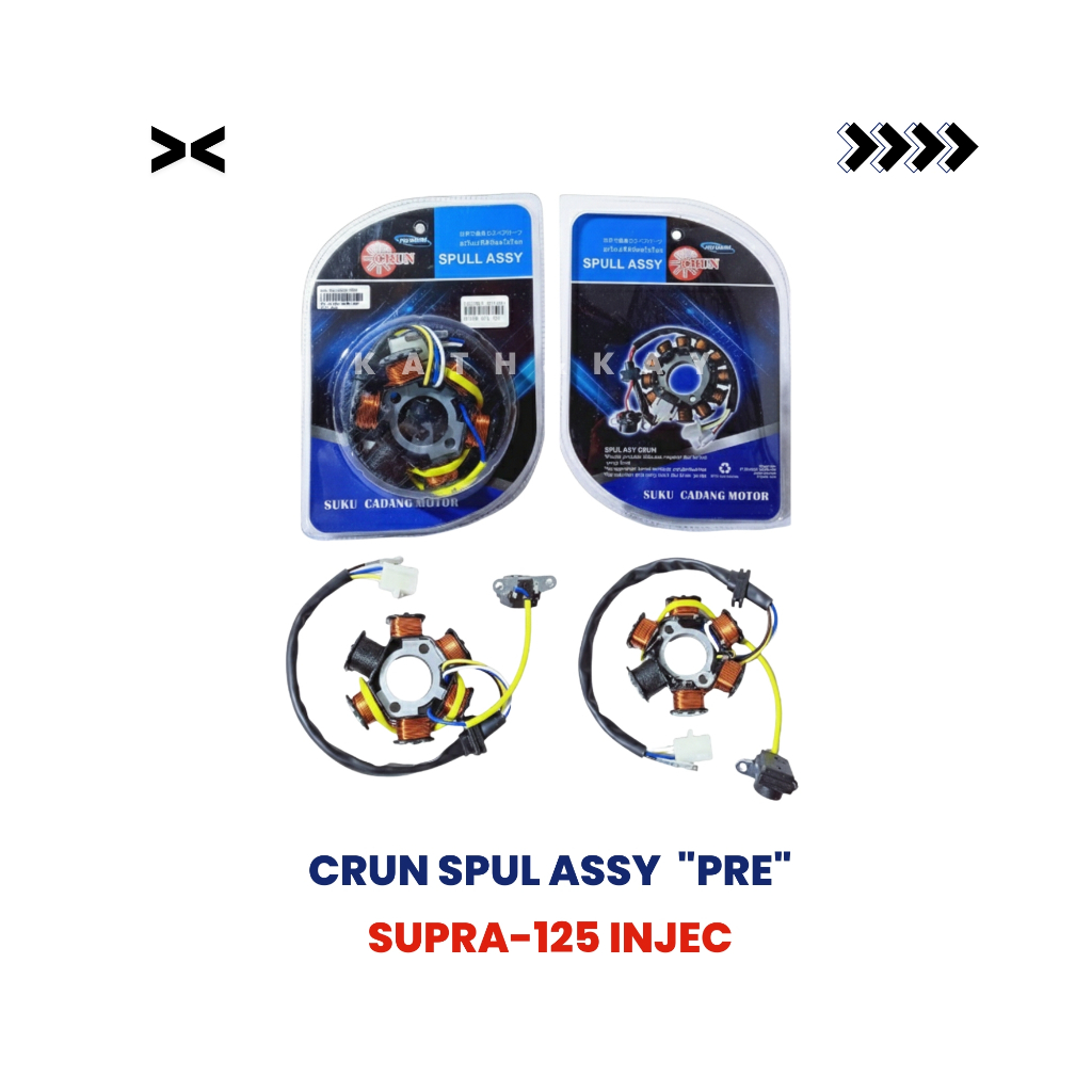 Spul Assy PRE Supra 125 Injeksi CRUN