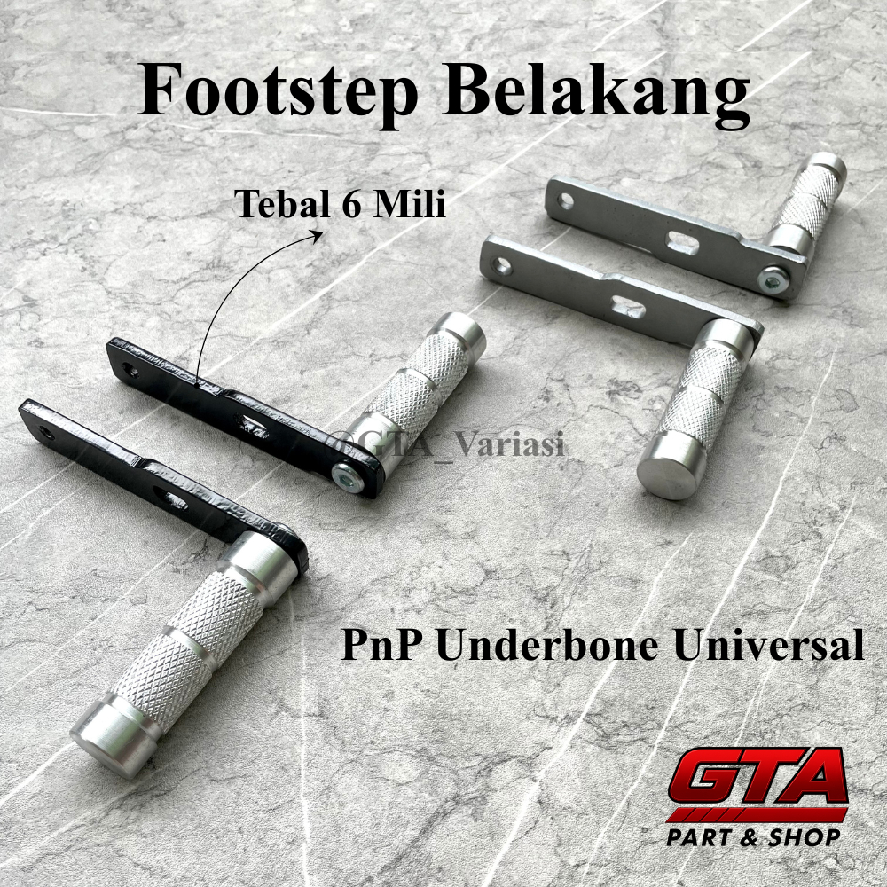 Breket Step Belakang Satria Fu Footstep Pustep Underbone Ub Costum Satria