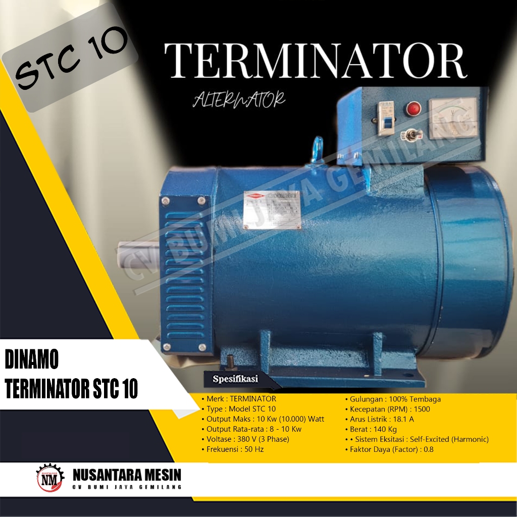 ALTERNATOR / DINAMO TERMINATOR STC 10