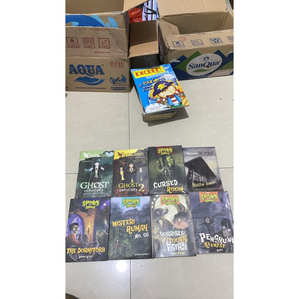 PRELOVED BUKU BACAAN FIKSI DAN NON FIKSI