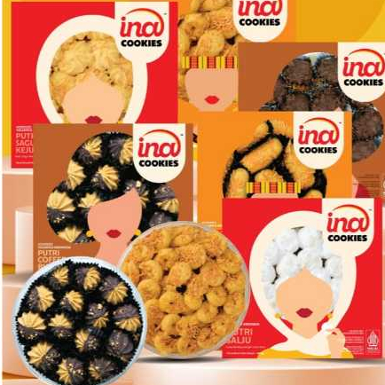 Gold - Ina Cookies Inacookies Ina cokies Kue Kering Lebaran Premium Ready Stock Bekasi jakarta