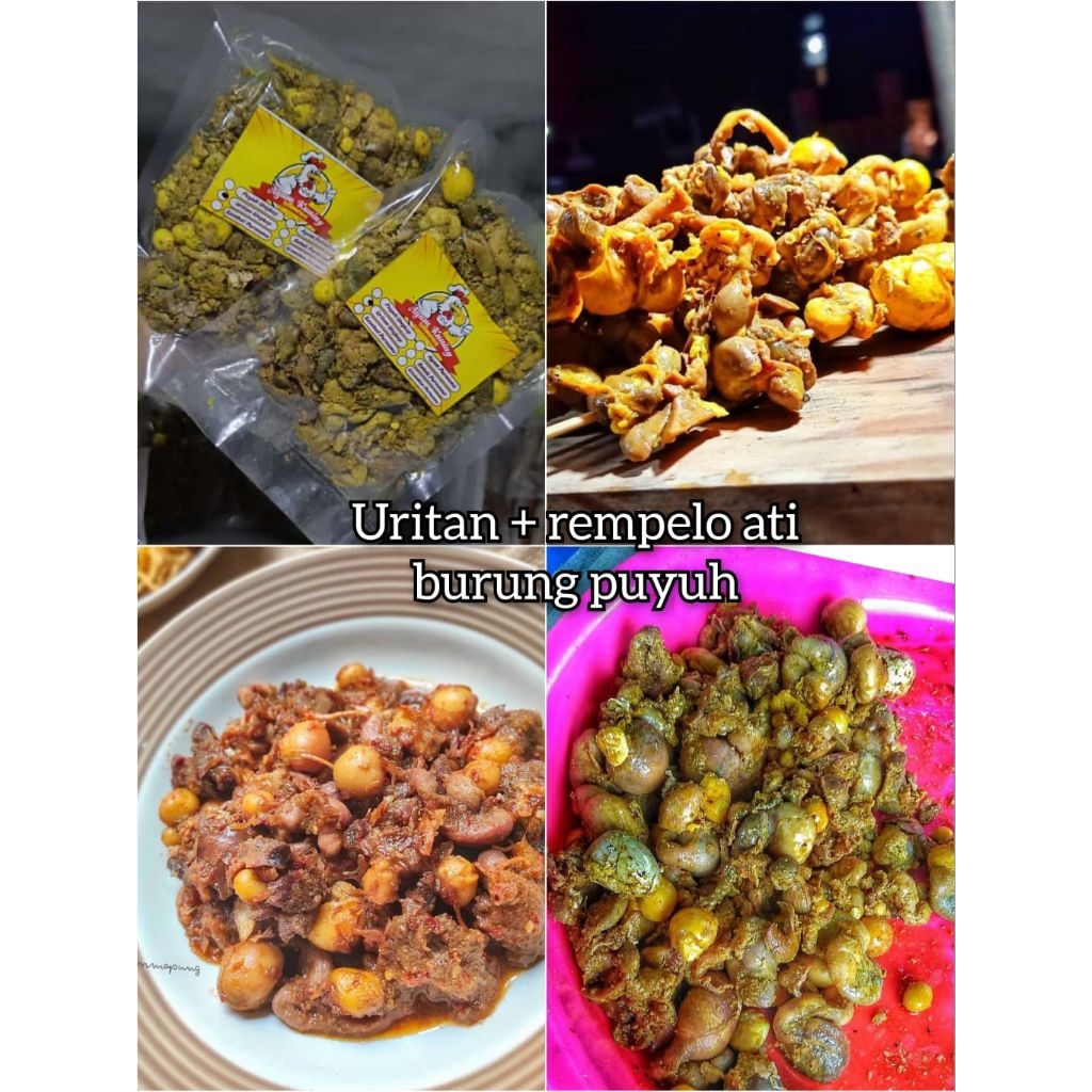 Uritan puyuh + rempelo ati ungkep tinggal goreng