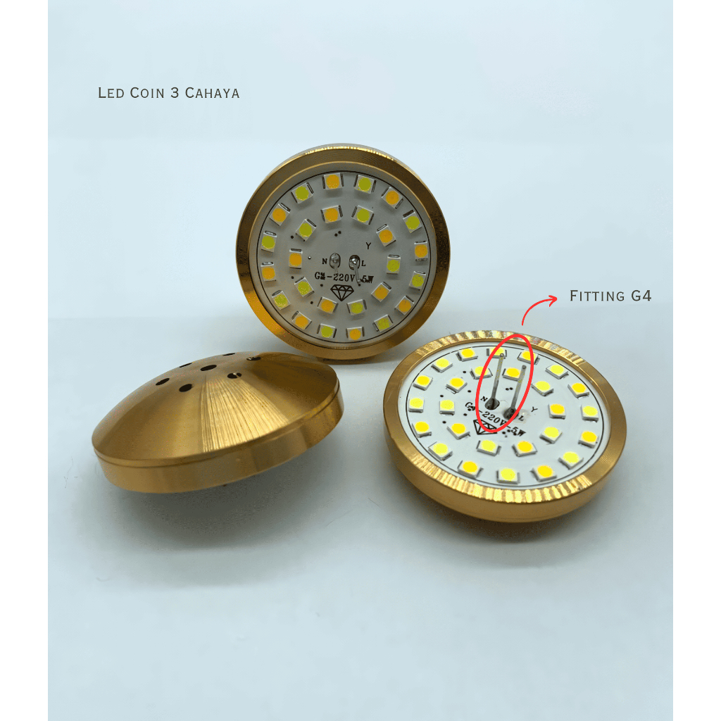 Led Coin Untuk Lampu Gantung Minimalist Fitting G4