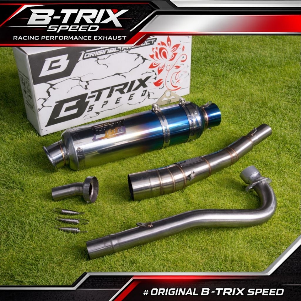 Knalpot Racing B-Trik Speed untuk Mx Sonik Satria vixion