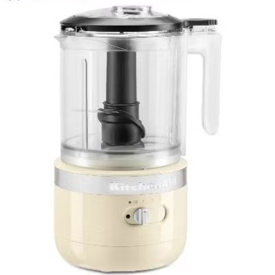KitchenAid 5KFCB519-5 Cup Cordless Food Chopper, 1.19L, Almond Cream

