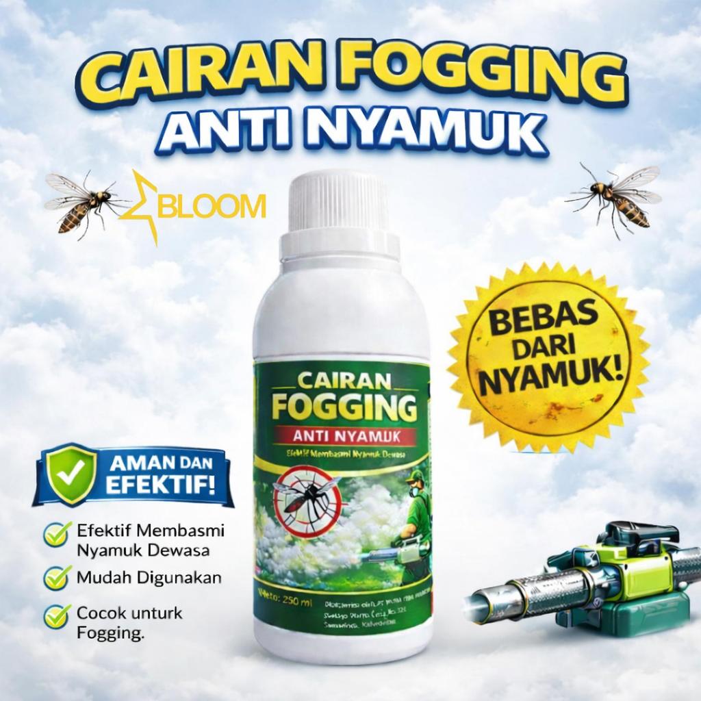 Cairan Fogging Anti Nyamuk 250ml Ampuh Praktis Membasmi Nyamuk Mengurangi Resiko Demam Berdarah Liqu