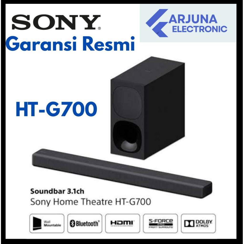SONY SOUNDBAR HTG700 / HT-G700 / G700 DOLBY ATMOS