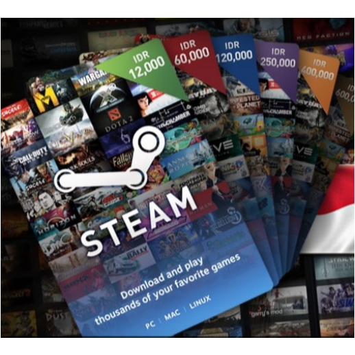 Steam Wallet Code SWC IDR Indonesia