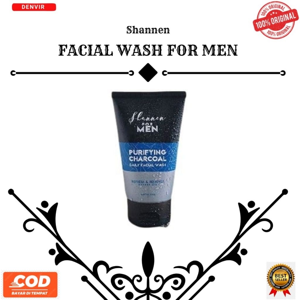 Shannen For Men / Facial Wash / 100 Gr