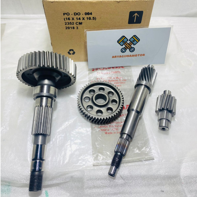 RASIO SET GIGI RASIO ORIGINAL HONDA VARIO 125 VARIO 150 PCX 150 TAHUN 2018 FULLSET BRAND NEW AUTENTI