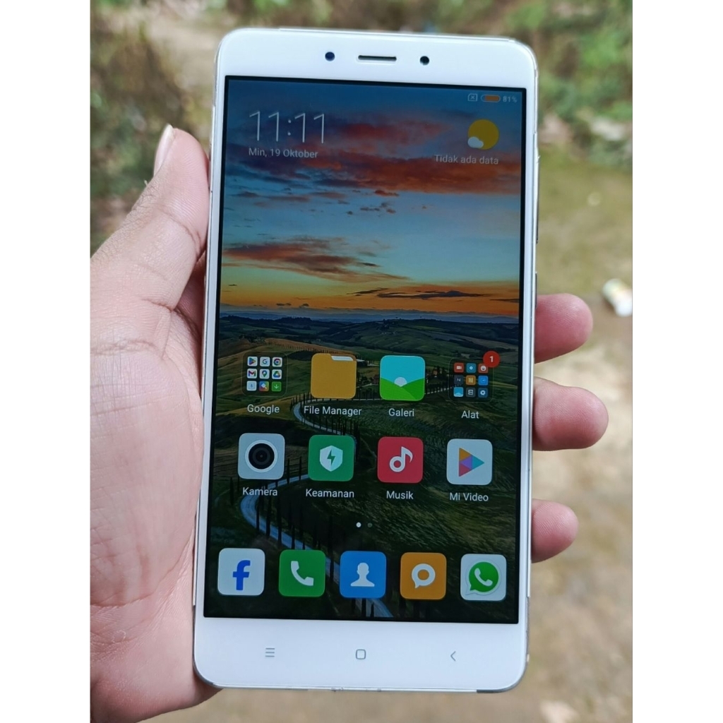 Redmi Note 4 Mediatek Ram 3/64 Second siap pakai