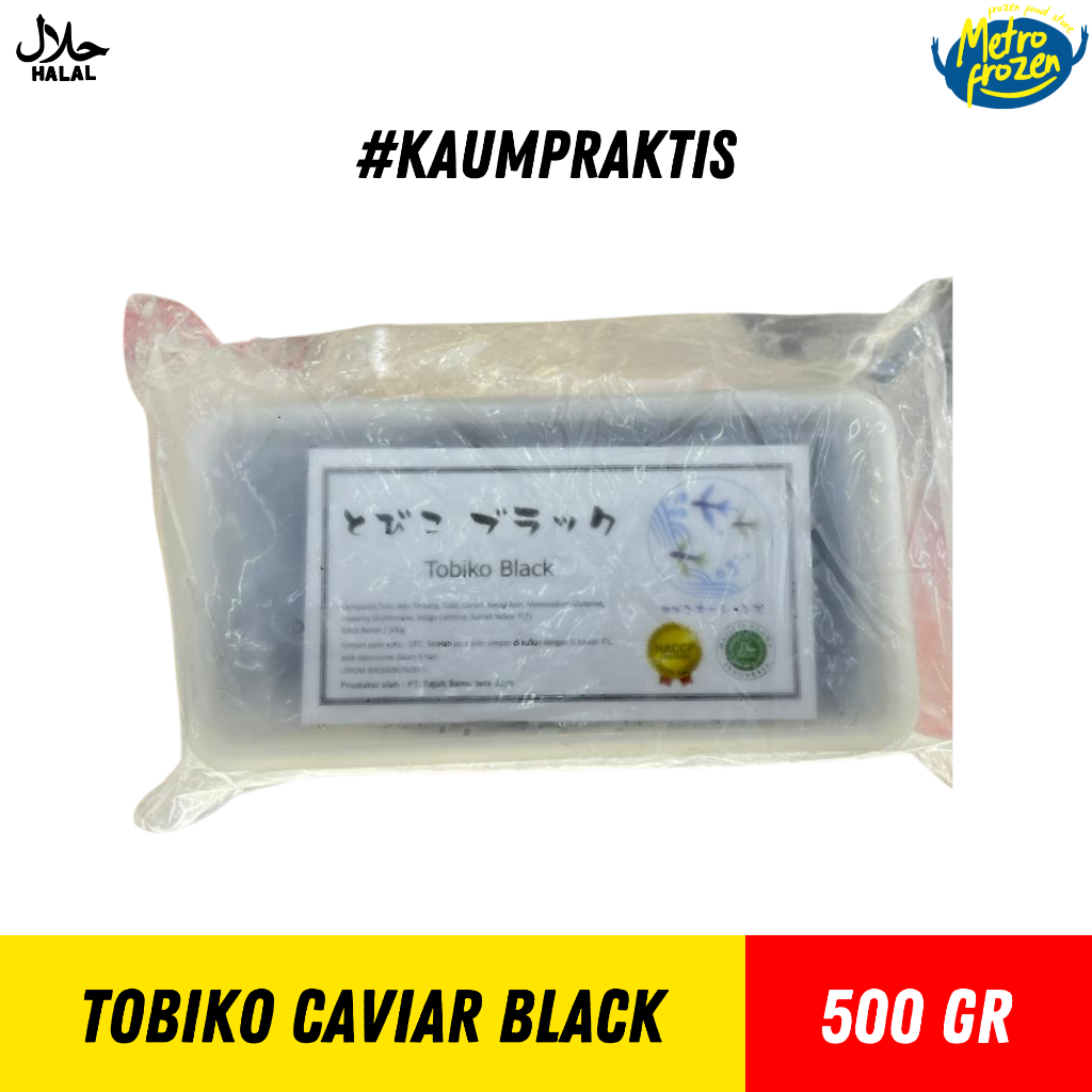 TOBIKO ( Telur Ikan ) Caviar Black 500gr
