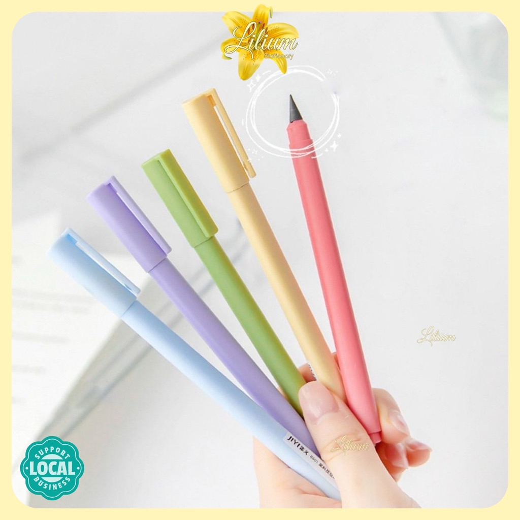 Pensil Eternal Abadi Tak Bisa Habis | Pensil Magic Warna Macaron | Pensil Tanpa Rautan Untuk Sekolah