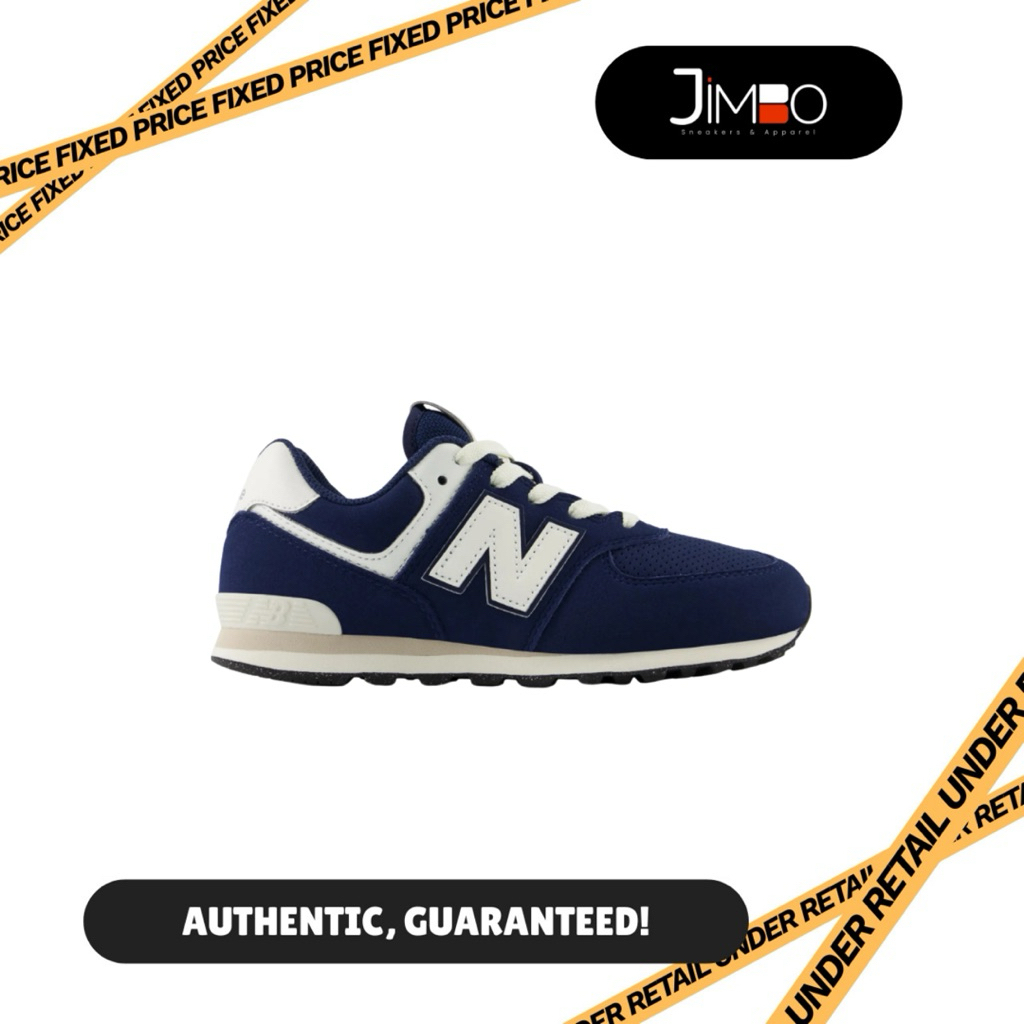 NB 574 Navy Kids 100% Original Guarantee