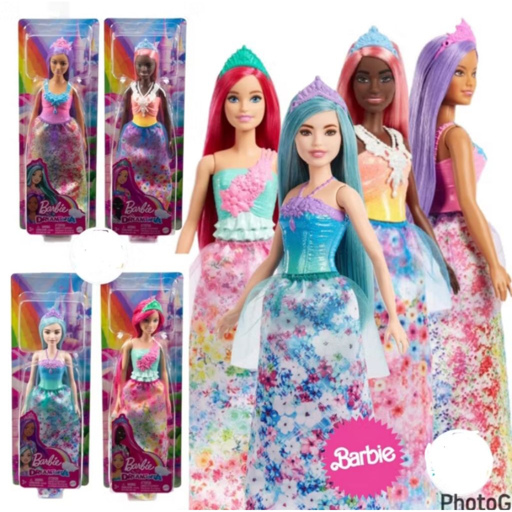 Barbie DreamTopia Unicorn Kuda Pony Mainan Boneka Anak Perempuan Asli Ori Mattel