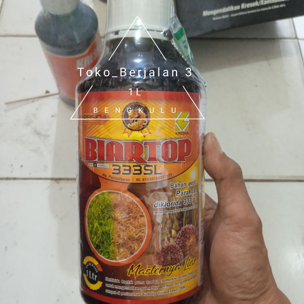 Herbisida Kontak BIARTOP 333SL 1L Pembasmi Gulma Rumput