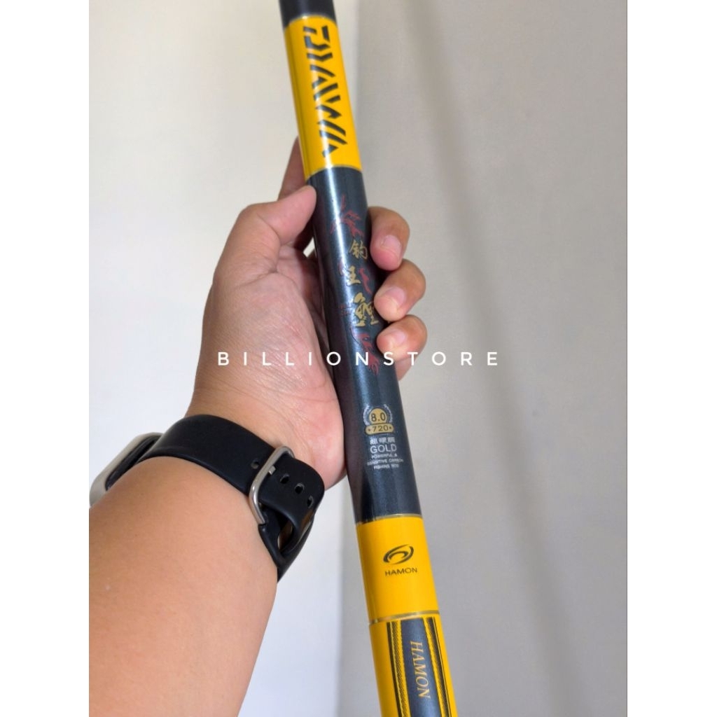 Joran Tegek Daiwa Hamon Gold Kuat Kaku Free Ujung