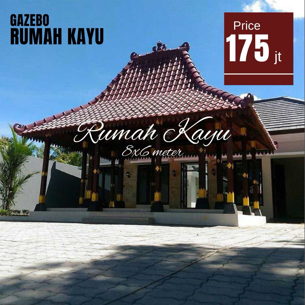 Rumah Joglo Pendopo Kayu Jati