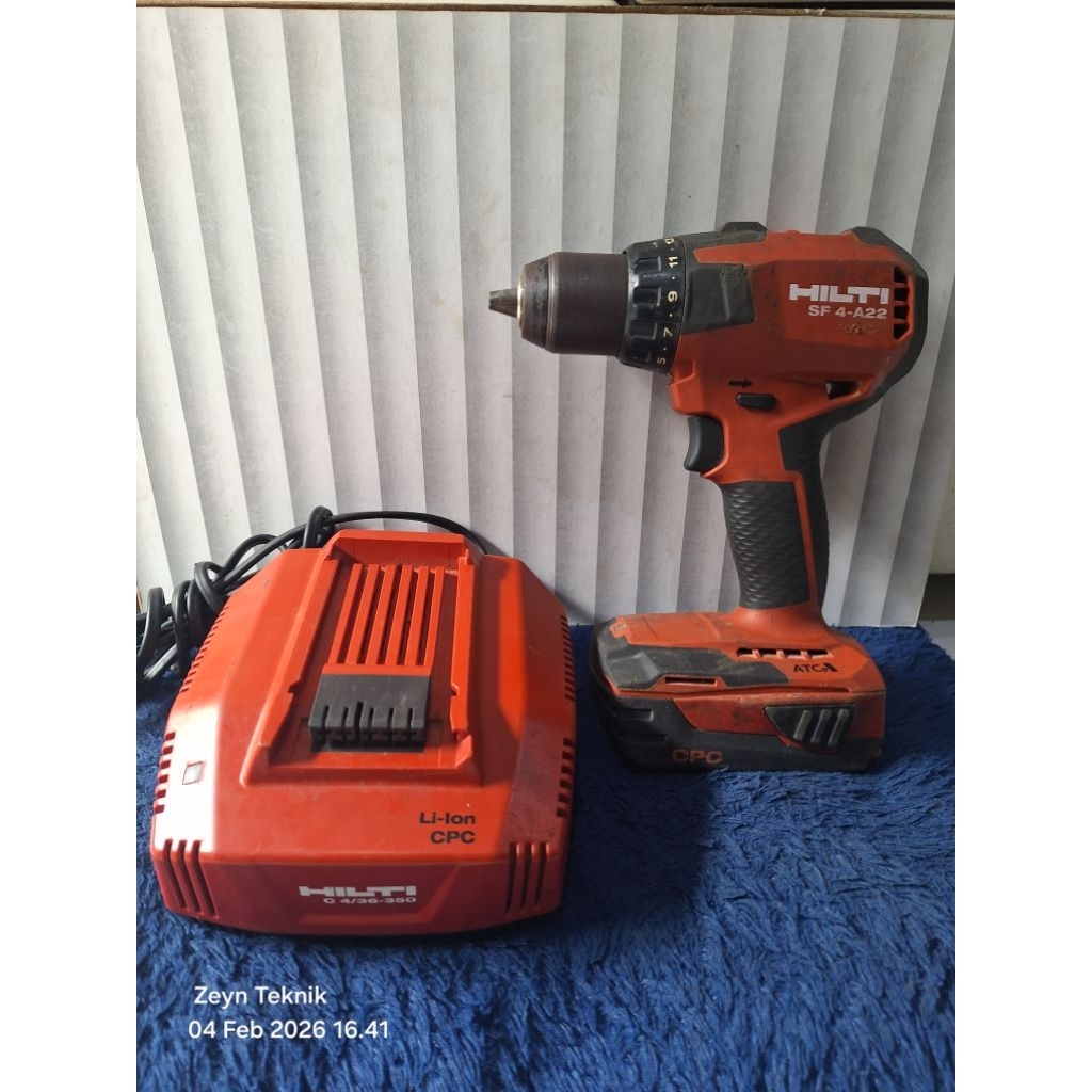 Bor Cordless 13mm HILTI SF 4-A22