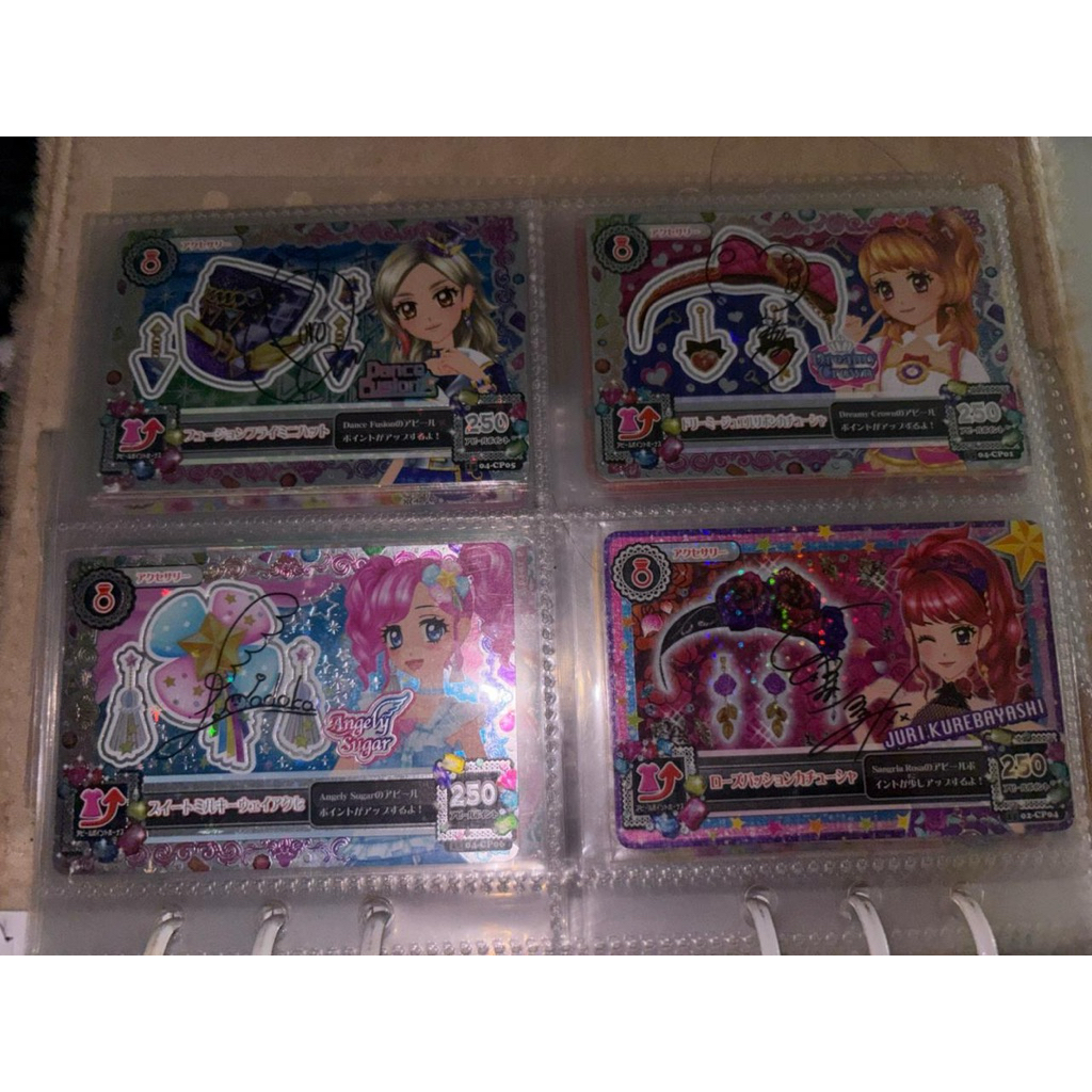 Kartu Aikatsu Card Acc Japan Sign (ada ttd) satuan