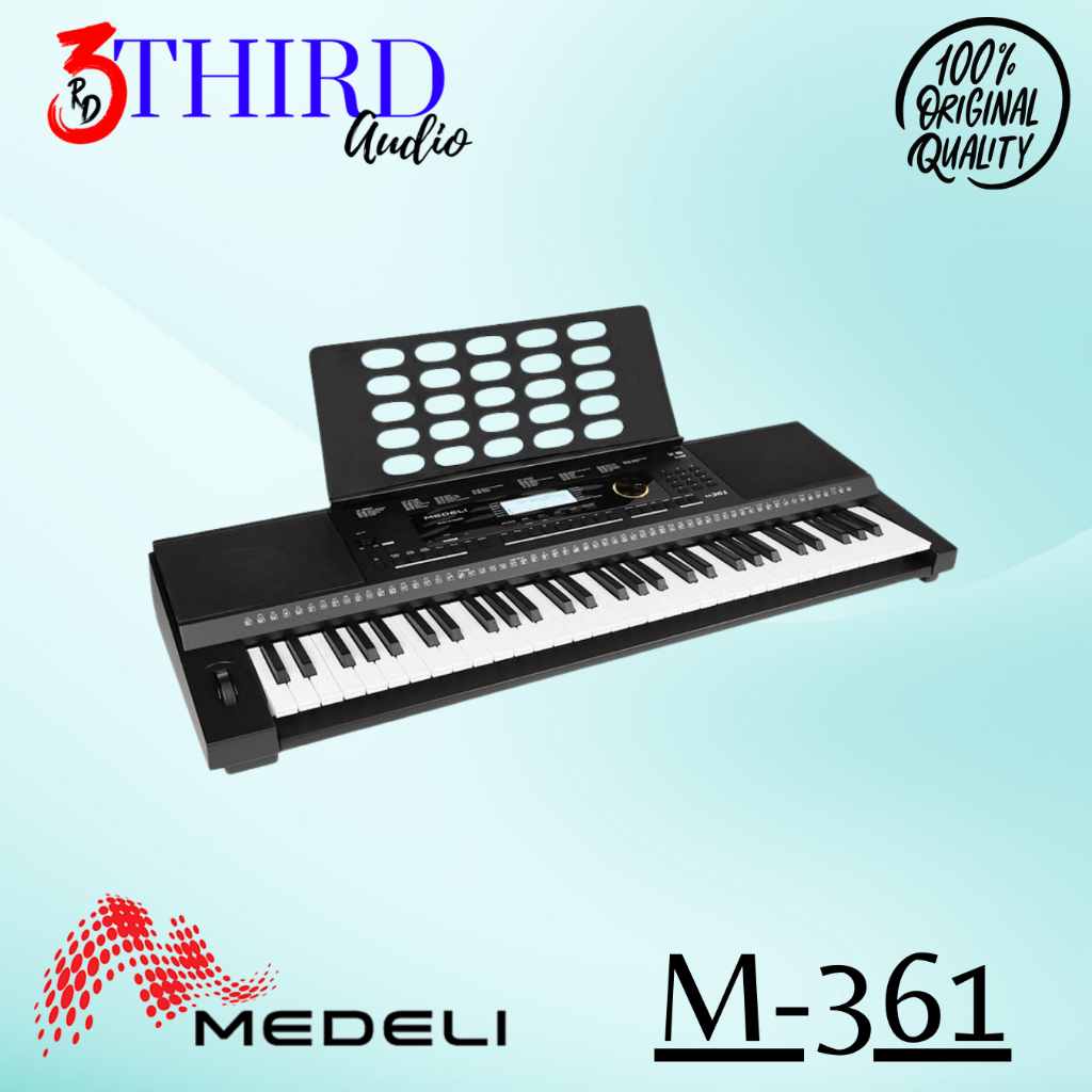 Medeli M361 Portable Keyboard 61-Keys Original Medeli M-361