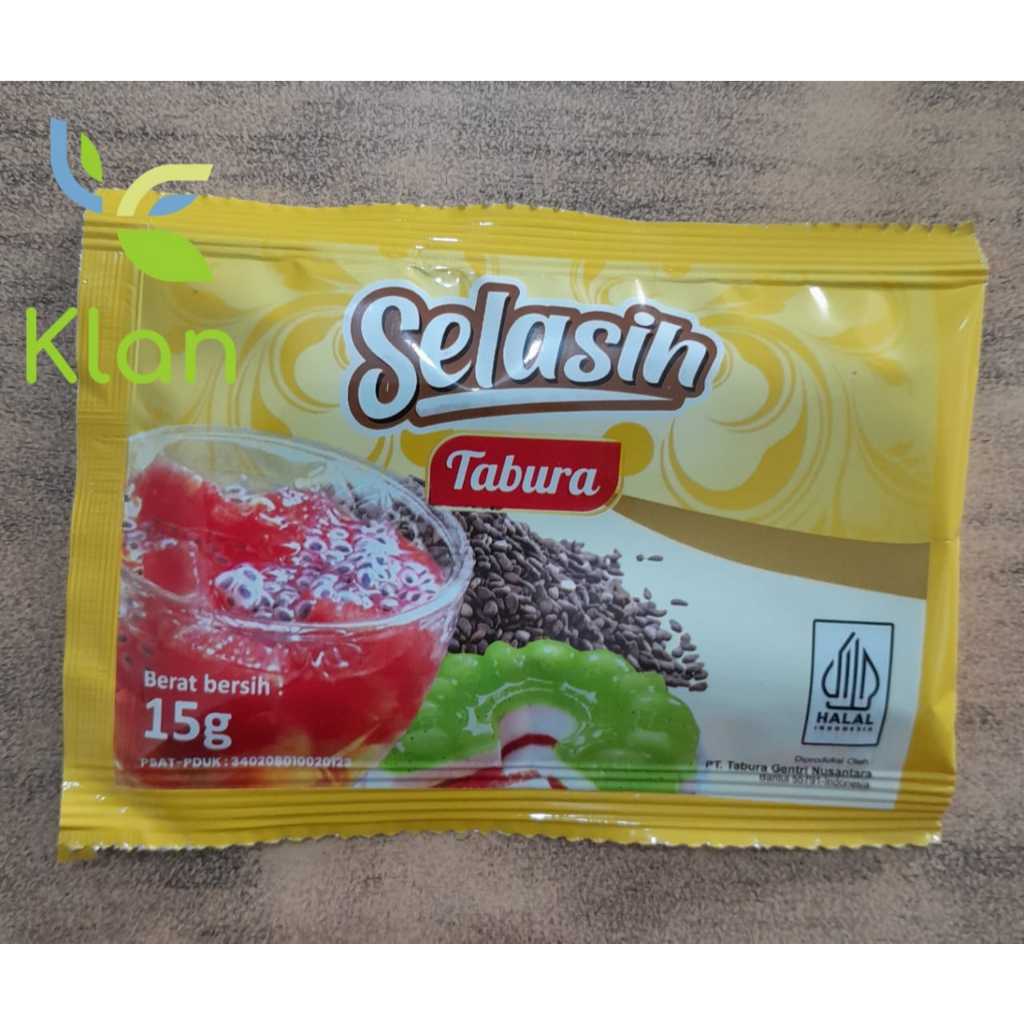 TABURA SELASIH 15GR/ BIJI SELASI/ SELASIH INSTAN UNTUK ES/ SELASIH KERING