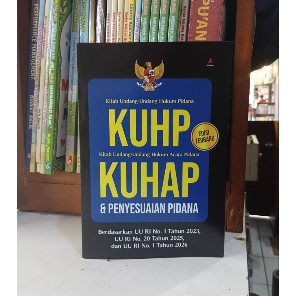 Buku KUHP dan KUHAP 2025 / 2026 Edisi Terbaru Dan Penyesuaian Pidana