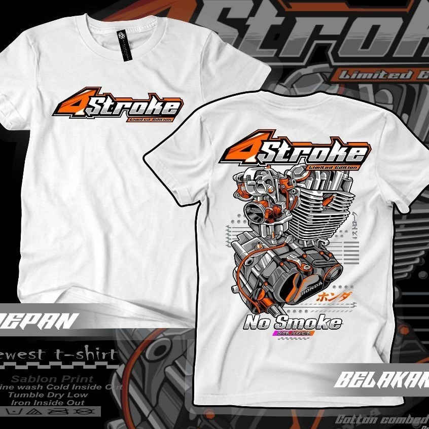 " 4stroke " BAJU 4 stroke Limited Edition  - SABLON DTF