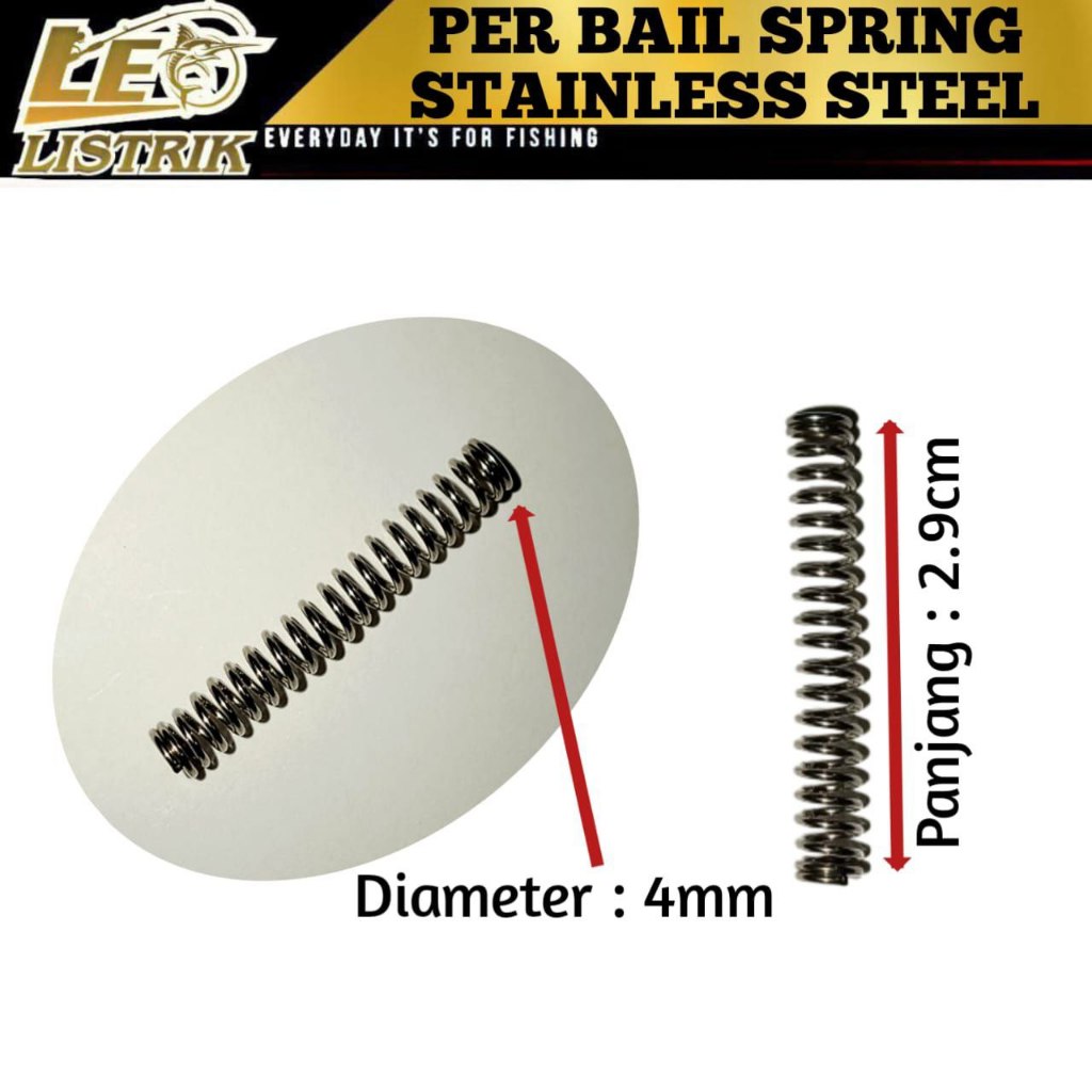 PER BAIL SPRING STAINLEES STEEL SPAREPART REEL PANCING