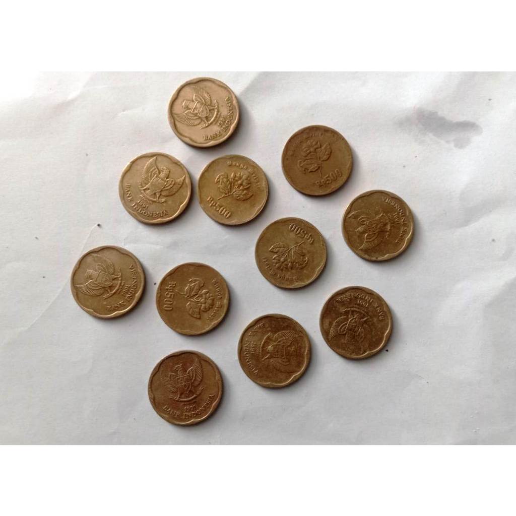 Uang Logam 500 rupiah tahun 1991