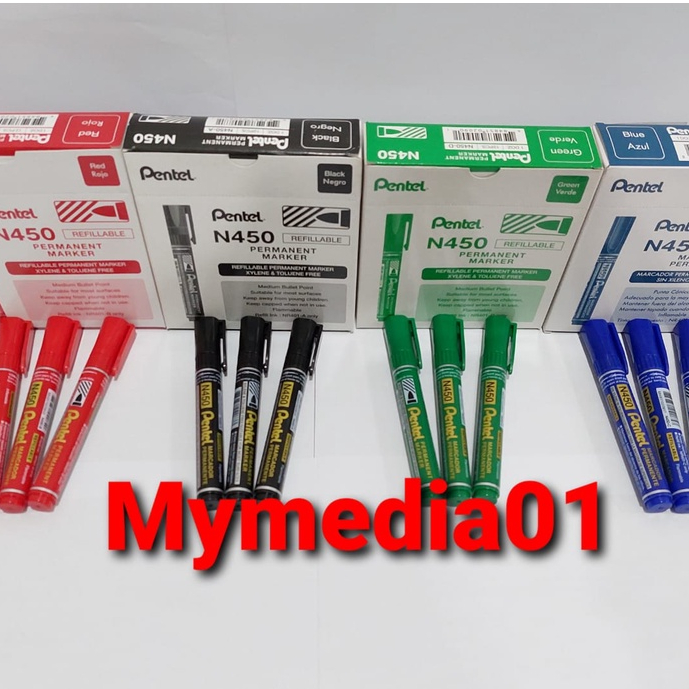 SPIDOL PENTEL N450 PERMANENT MARKER