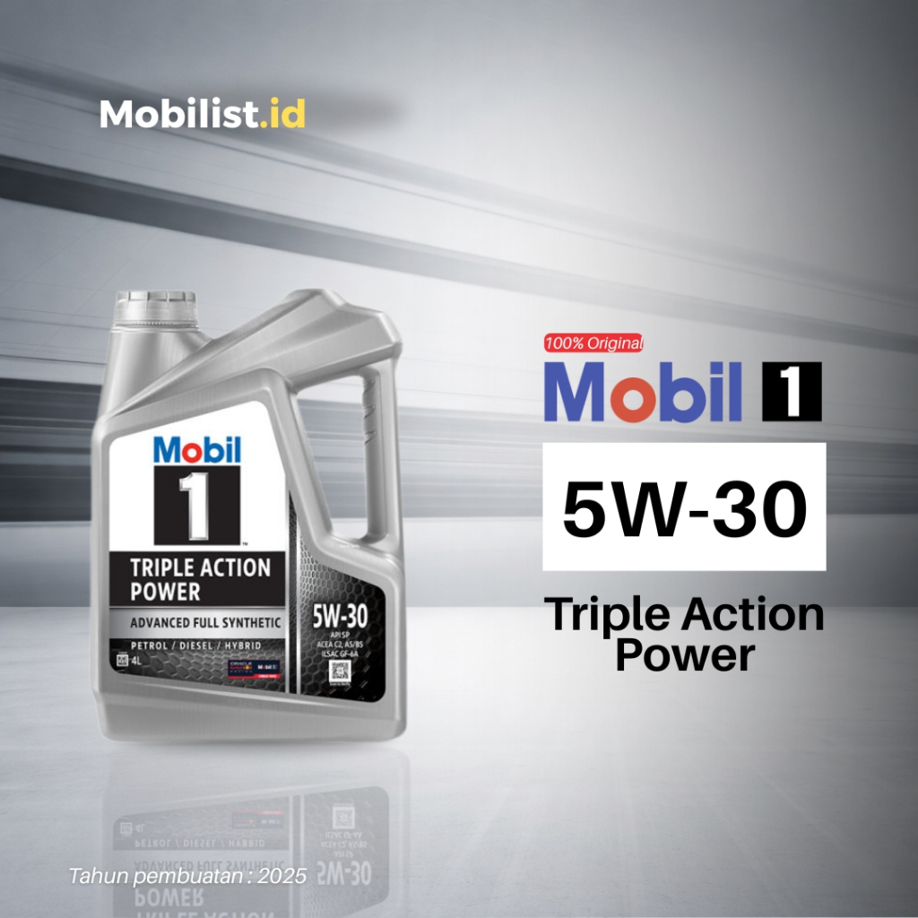 Oli Mobil 1 Triple Action Power 5W-30 - 4L