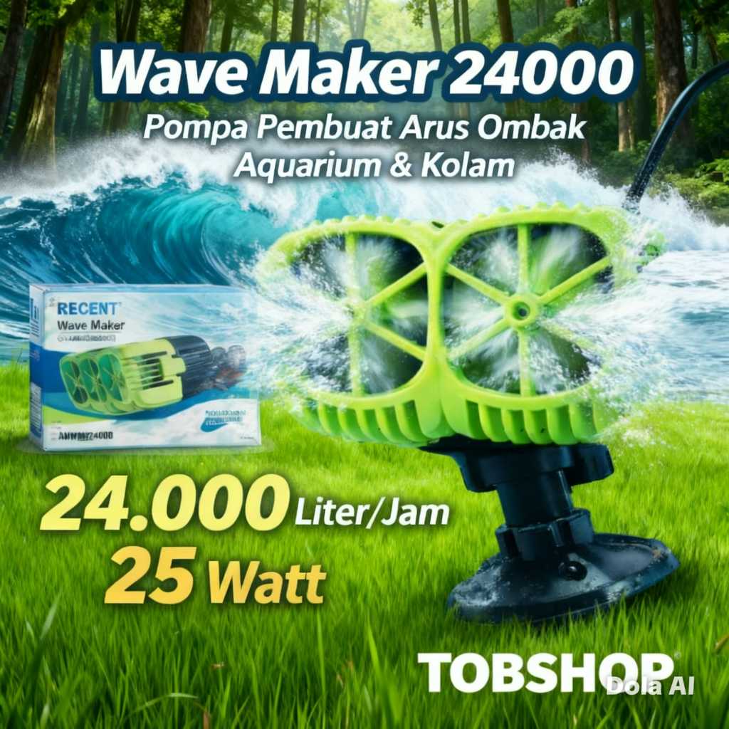 RECENT AAWM 24000 - Wave Maker Pompa Pembuat Arus Ombak Aquarium Kolam