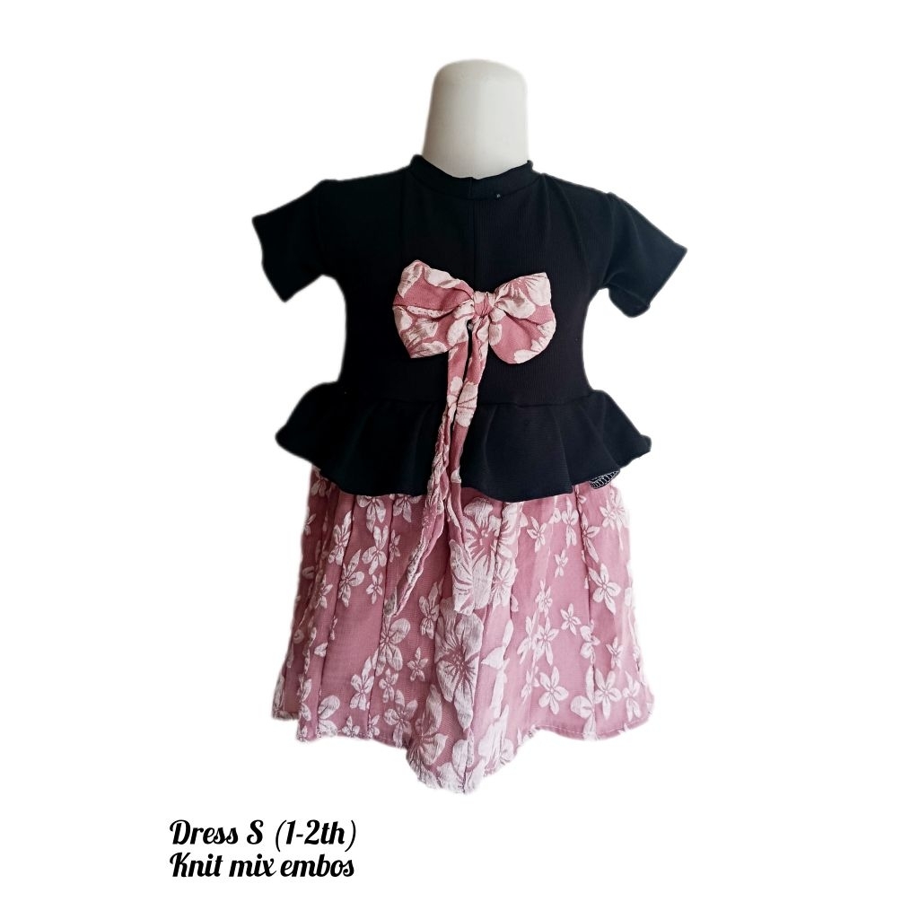 30 RIBU DRESS ANAK PEREMPUAN PITA DADA