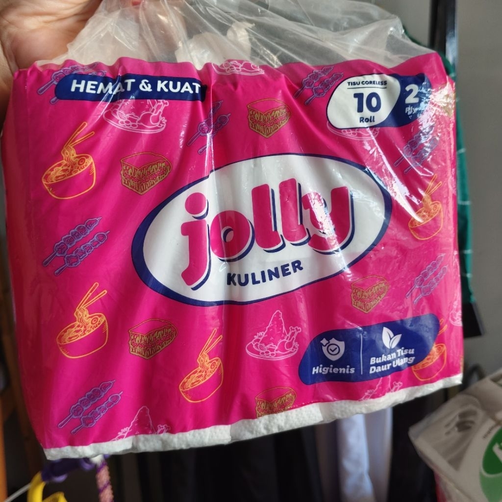 [COD] Promo Tissue Jolly Kuliner 10 Roll (2 ply) Tisu Original Hemat dan Kuat / Agen Tisu Banjarbaru