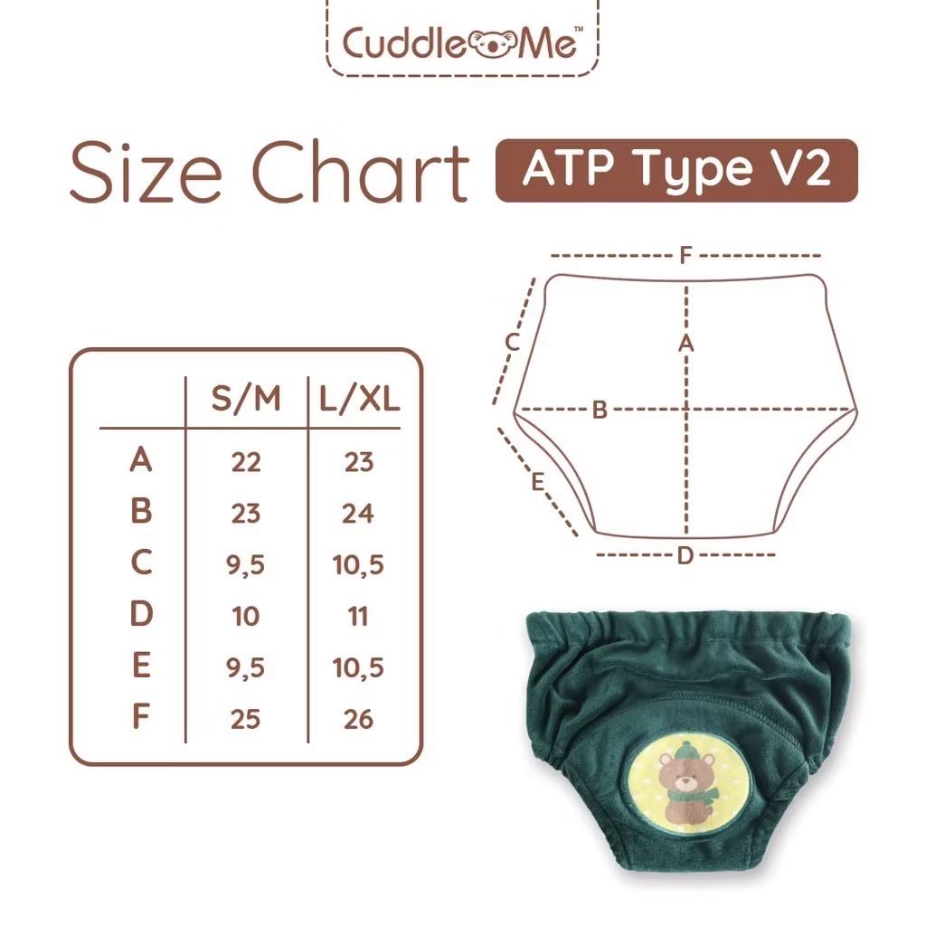Cuddle Me Adjustable Training Pants CuddleMe Celana Dalam Anak Balita Toilet Preloved