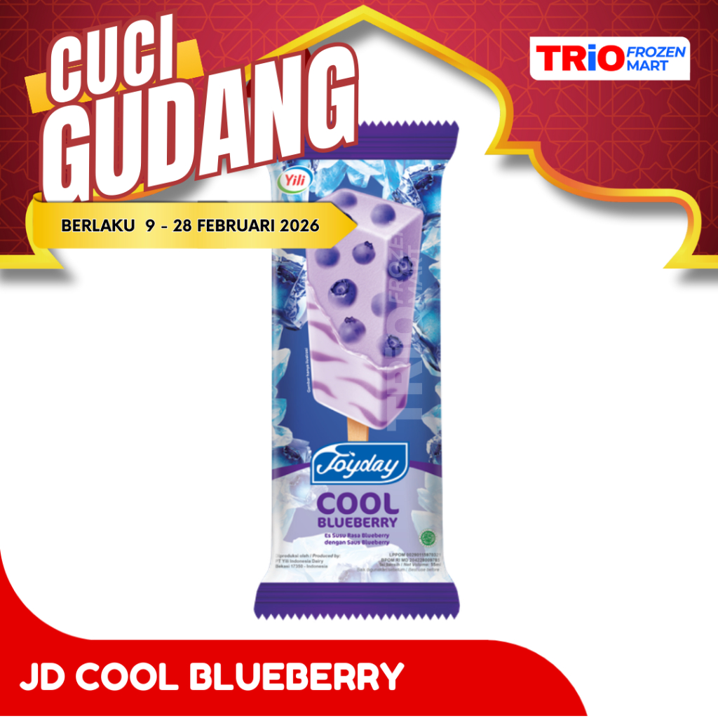 JOYDAY COOL BLUEBERRY ICE CREAM / ES KRIM