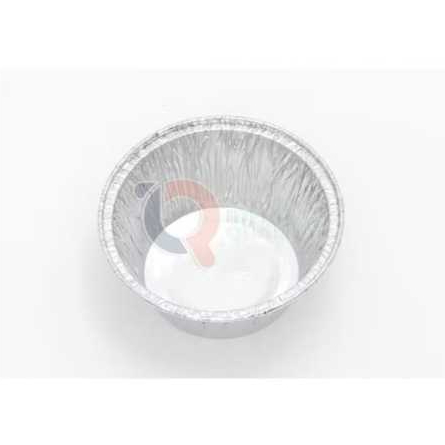 Aluminium Tray Bulat Kecil Wadah Loyang Foil Tray Bulat Kecil