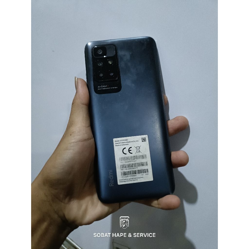 REDMI 10 2022 4/64 MINUS LCD MESIN NORMAL SEGEL BERGARANSI NO POLA