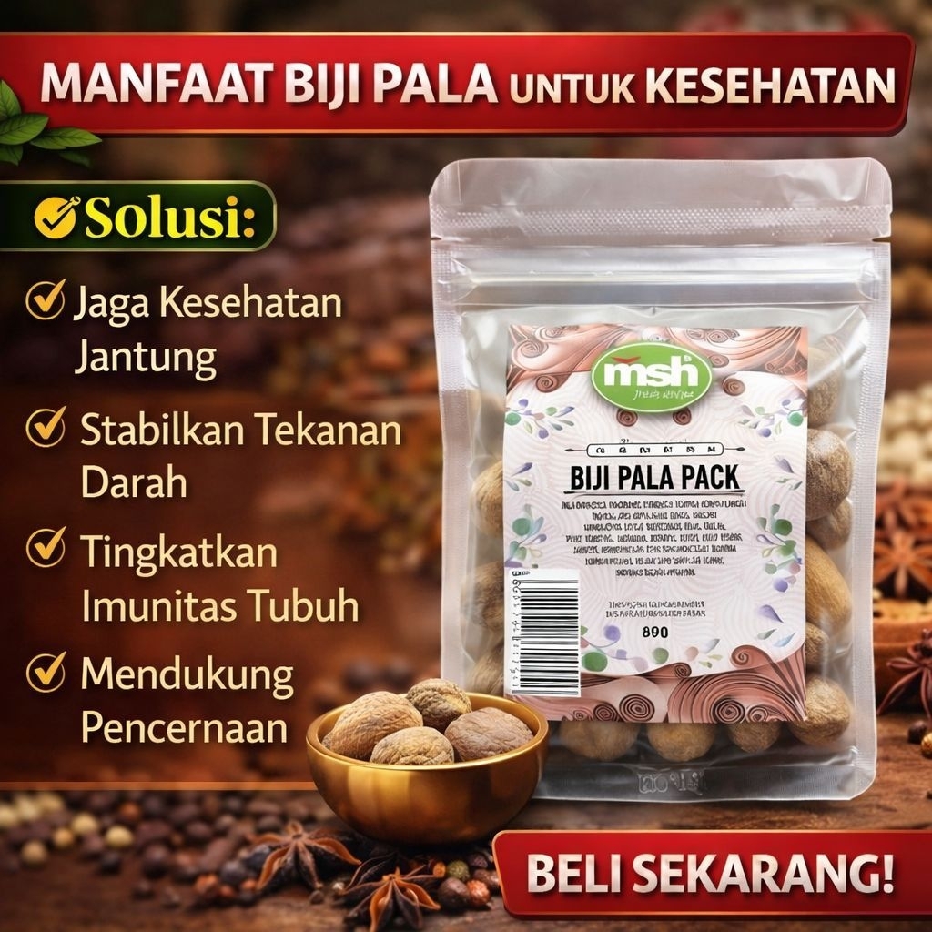 Biji Pala Asli , Biji Pala Lonjong , Biji Pala Premium , Biji Pala Alami