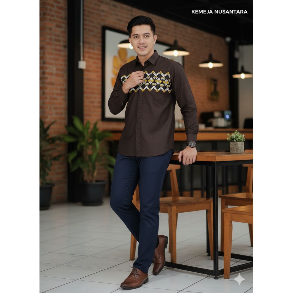 AL ZUBAIR BY JADDA_KEMKO (KEMEJA KOKO) LENGAN PANJANG